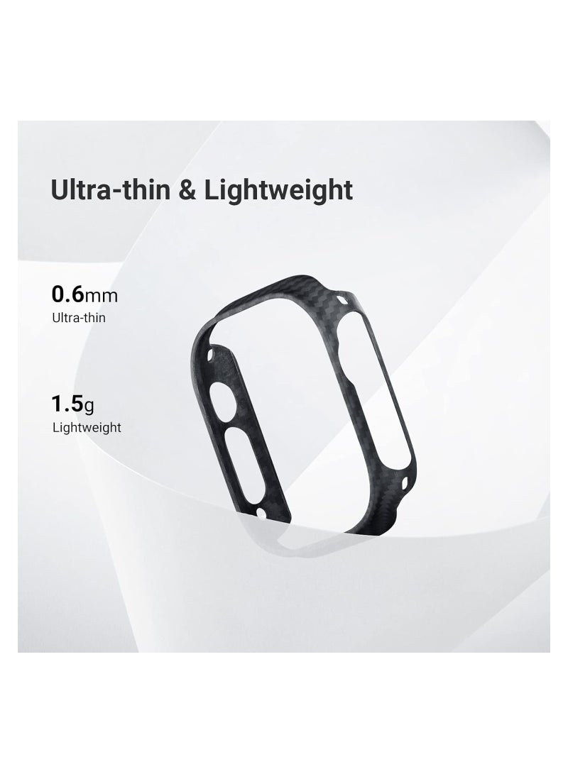 Apple Watch Ultra Case, Exquisite Minimalist Slim Apple Watch Ultra Case 49mm - Aramid Fiber Made [Air Case]