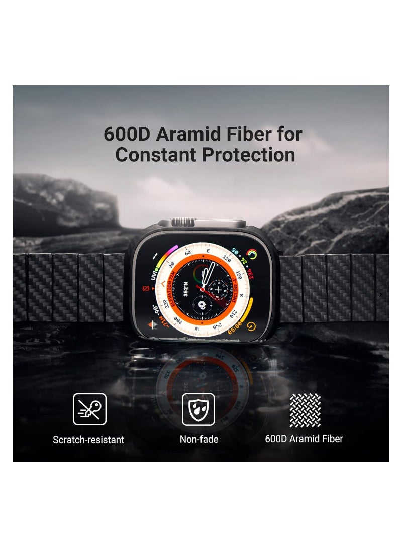 Apple Watch Ultra Case, Exquisite Minimalist Slim Apple Watch Ultra Case 49mm - Aramid Fiber Made [Air Case]
