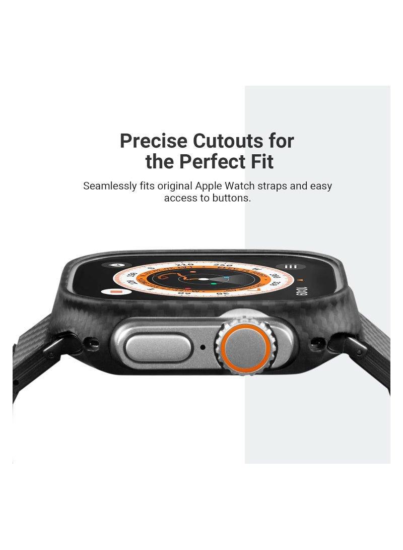 Apple Watch Ultra Case, Exquisite Minimalist Slim Apple Watch Ultra Case 49mm - Aramid Fiber Made [Air Case]