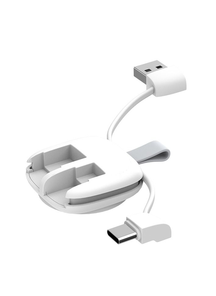 3 in1 Portable Wireless Smart Watch Charger White