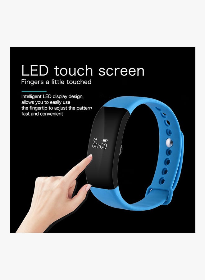 Bluetooth Heart Rate Monitoring Smartwatch Blue