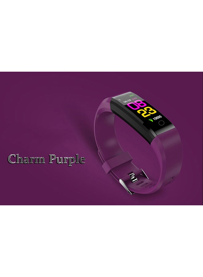 Waterproof Bluetooth Fitness Tracker Purple