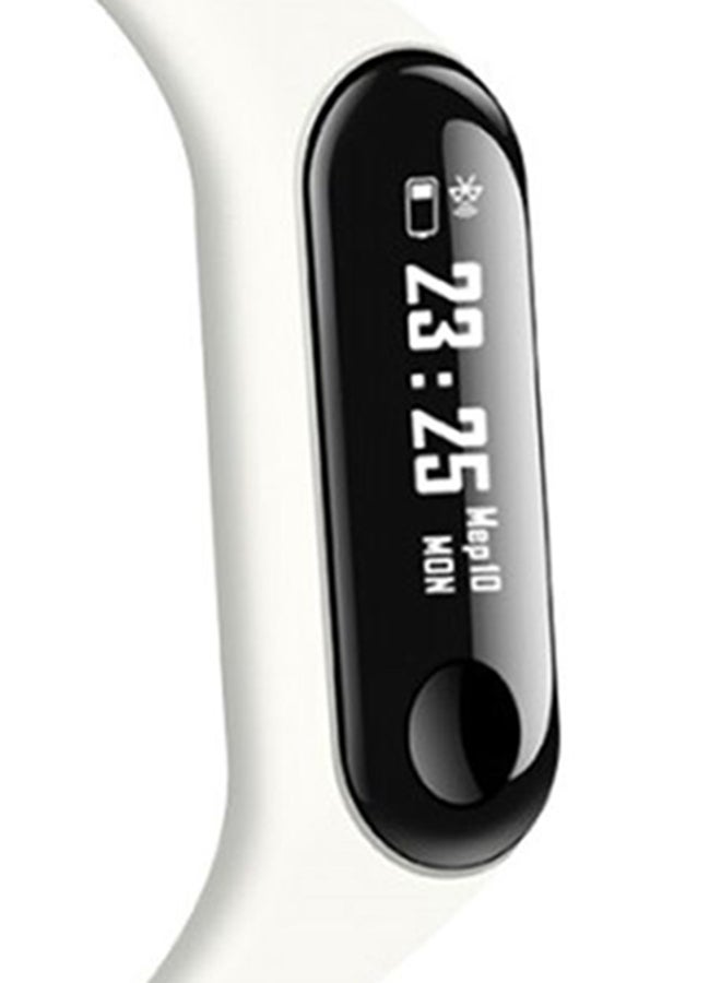 Fitness Tracker Band White/Black