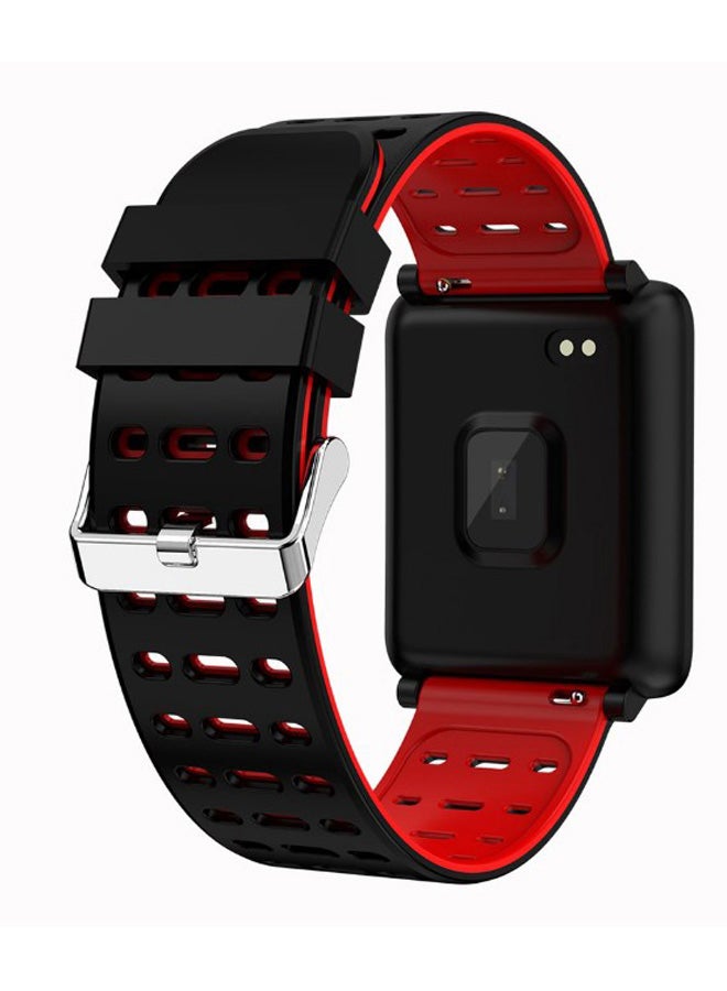 F3 Smart Bracelet Heart Rate Monitor Fitness Tracker Red/Black