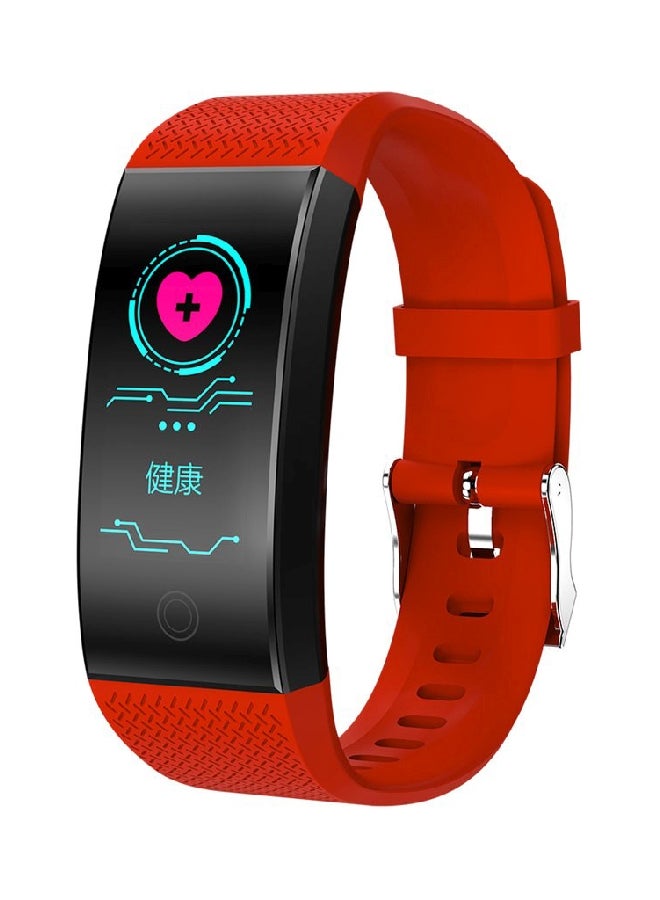 QW18 Water Resistant Fitness Tracker Red/Black