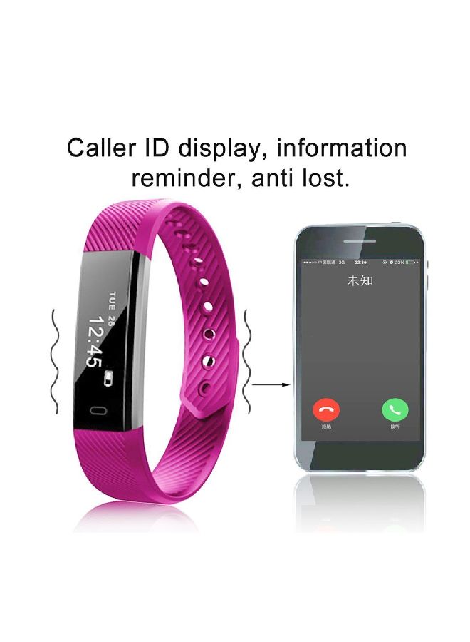 ID115 Bluetooth Fitness Band Pink/Black