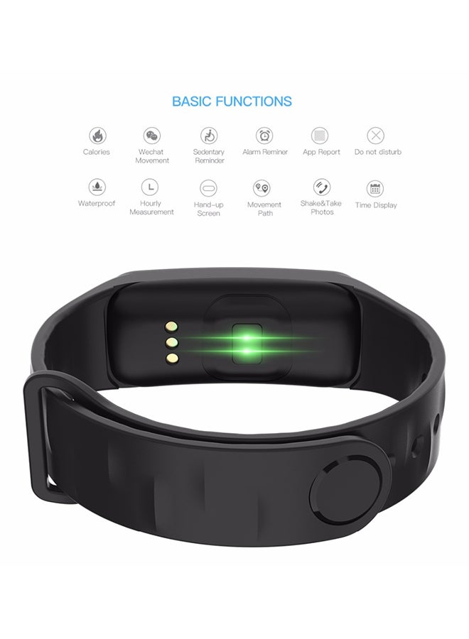 Smart Bracelet Heart Rate Monitor Fitness Tracker For Android iOS C1Plus Purple