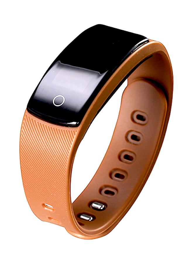 QS80PLUS Wearable Smartwatch Brown/Black