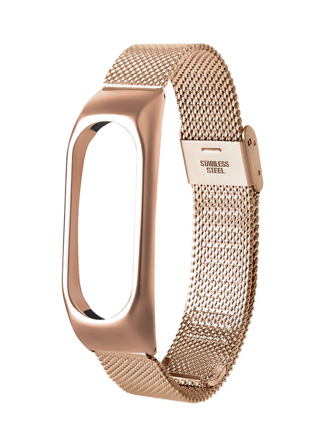 Replacement Strap For Xiaomi Mi Band 2 Rose Gold