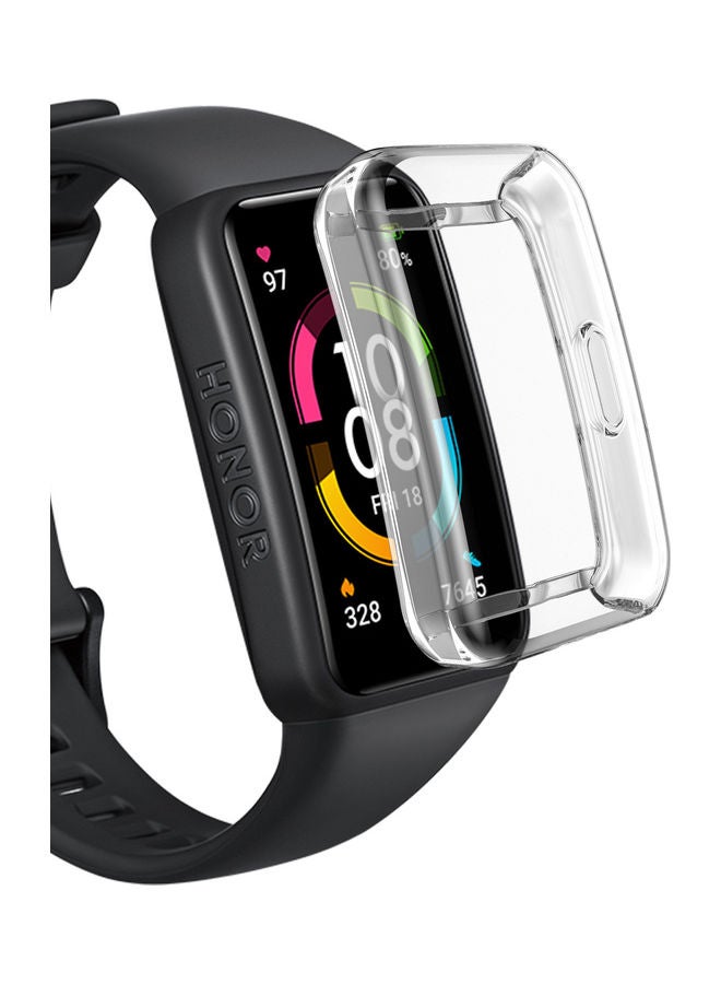 Smartwatch Protective Case Replacement For Honor Band 6 Clear