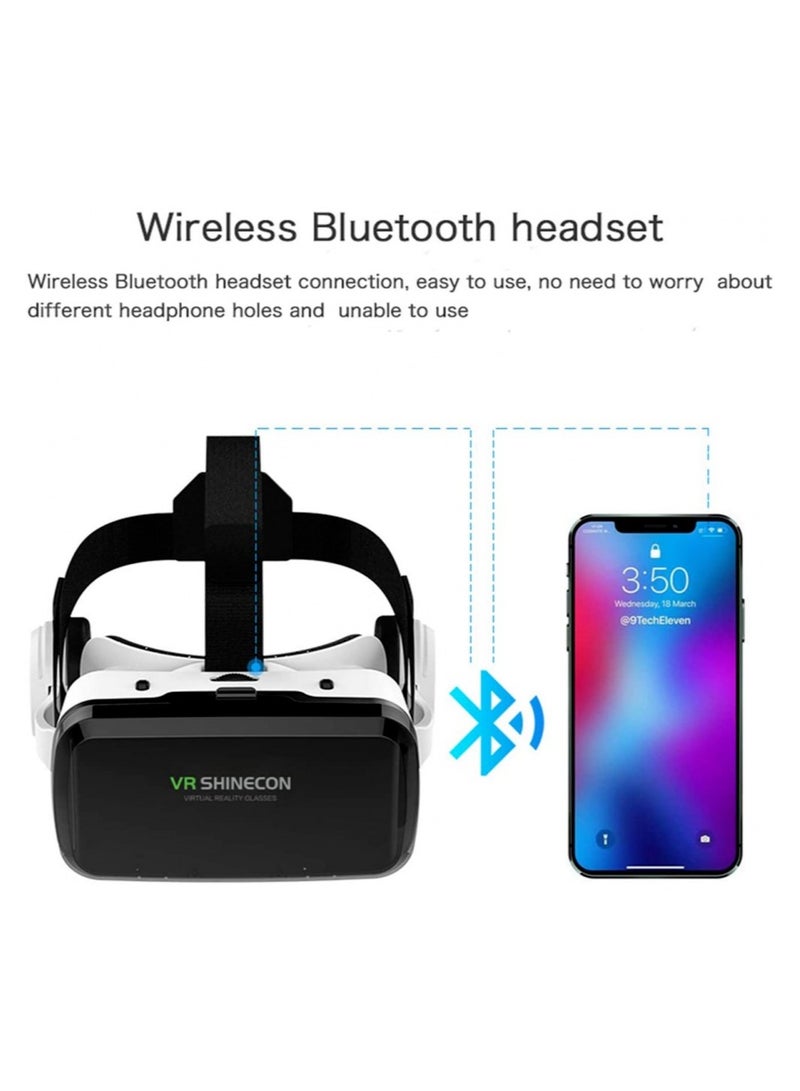 Virtual Reality Stereo Headset 3D Glasses With Anti Blue Light