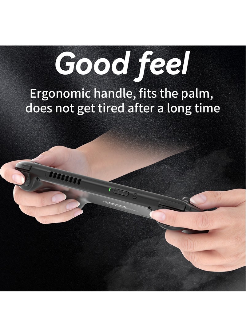 ANBERNIC RG556 Handheld Game Console Unisoc T820 Android 13 5.48 inch AMOLED Screen 5500mAh WIFI Bluetooth Retro Video Players (Black 128G)