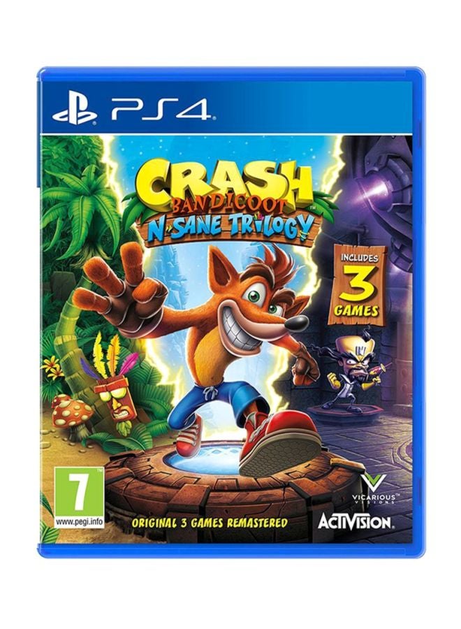 Crash Bandicoot N. Sane Trilogy(Intl Version) - Action & Shooter - PlayStation 4 (PS4)