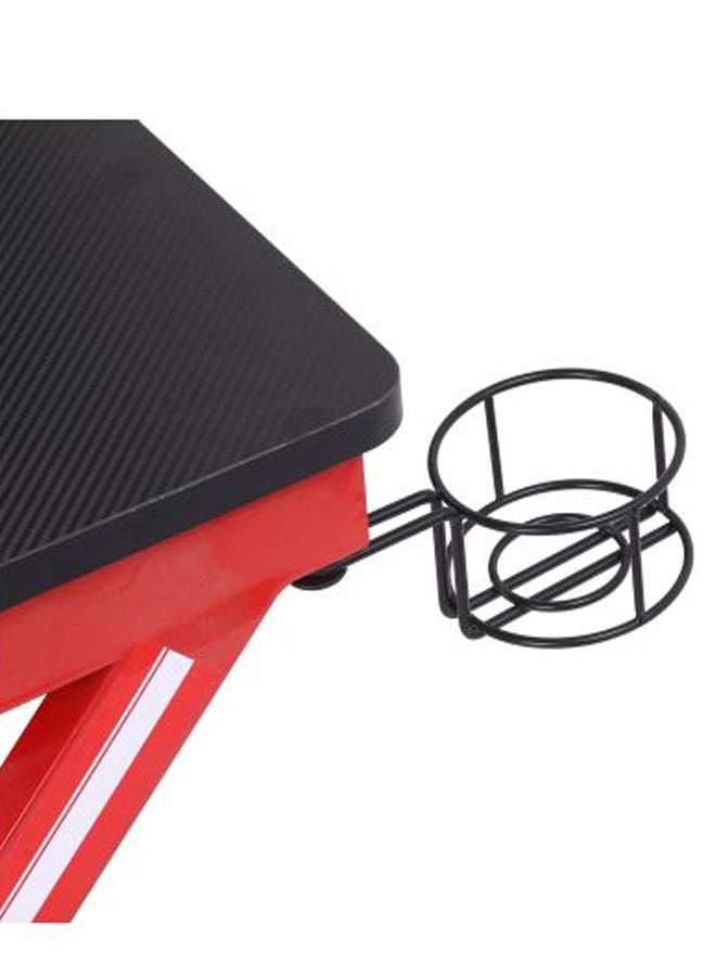 Gaming Computer Table Black/Red 120x60x72cm