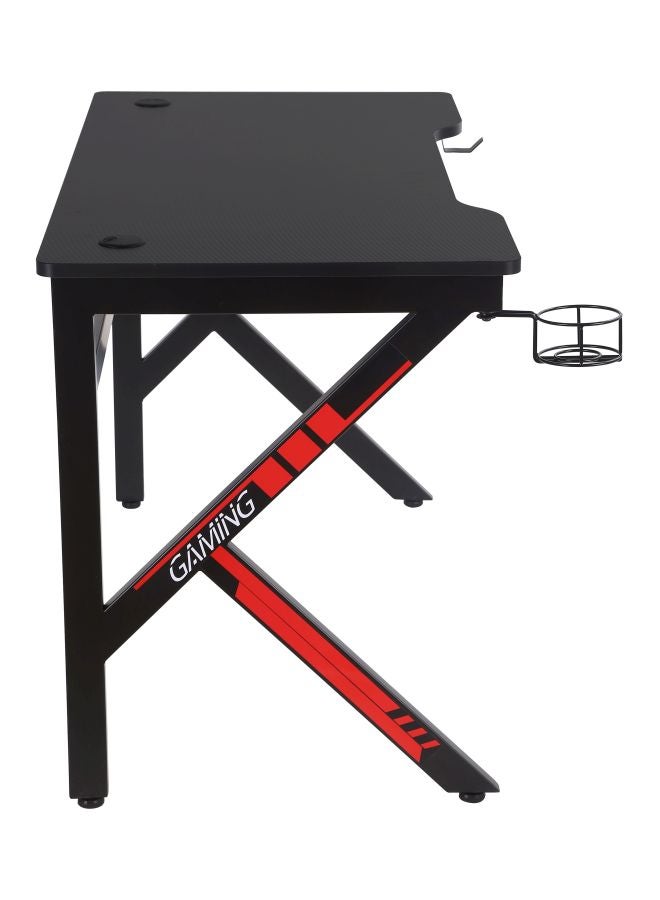 Gaming Computer Table Black/Red 120x60x72cm