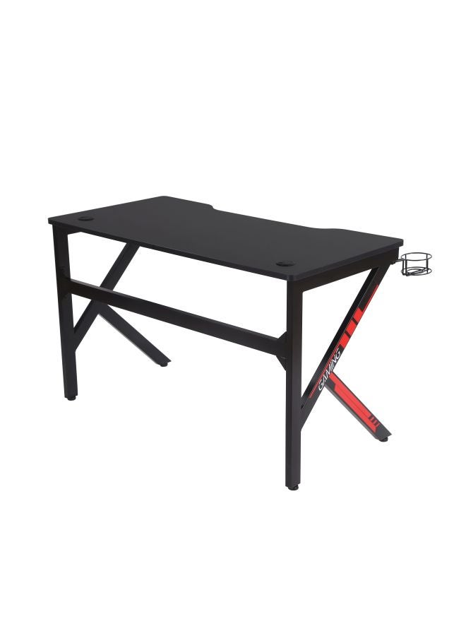 Gaming Computer Table Black/Red 120x60x72cm