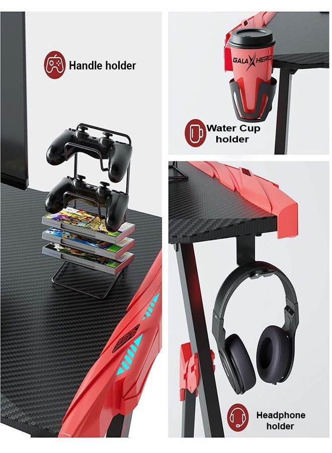 Enhance Your Gaming Setup with the Tarantula Foot Shaped Headphone Hook Gaming Computer Table – Featuring RGB Lighting and a Spacious 120 x 60 x 76 cm Design for Ultimate Comfort and Style
