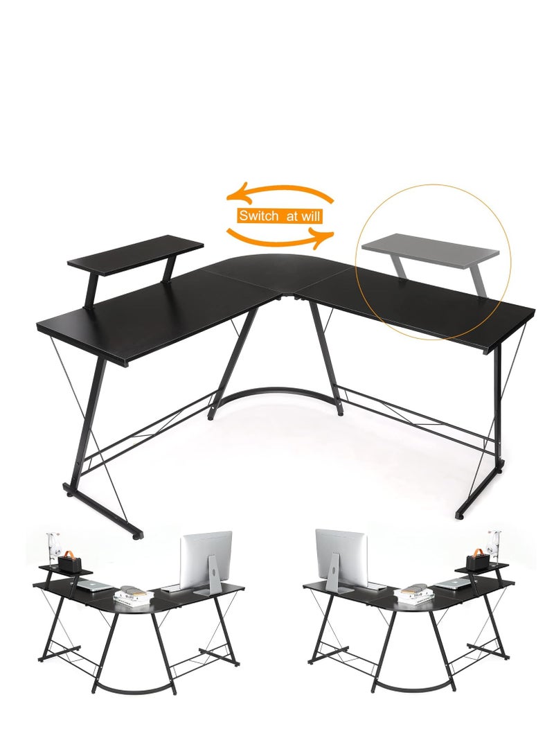 Minimalist L-Shaped Corner Gaming Computer Desk Office Desk Student Desk