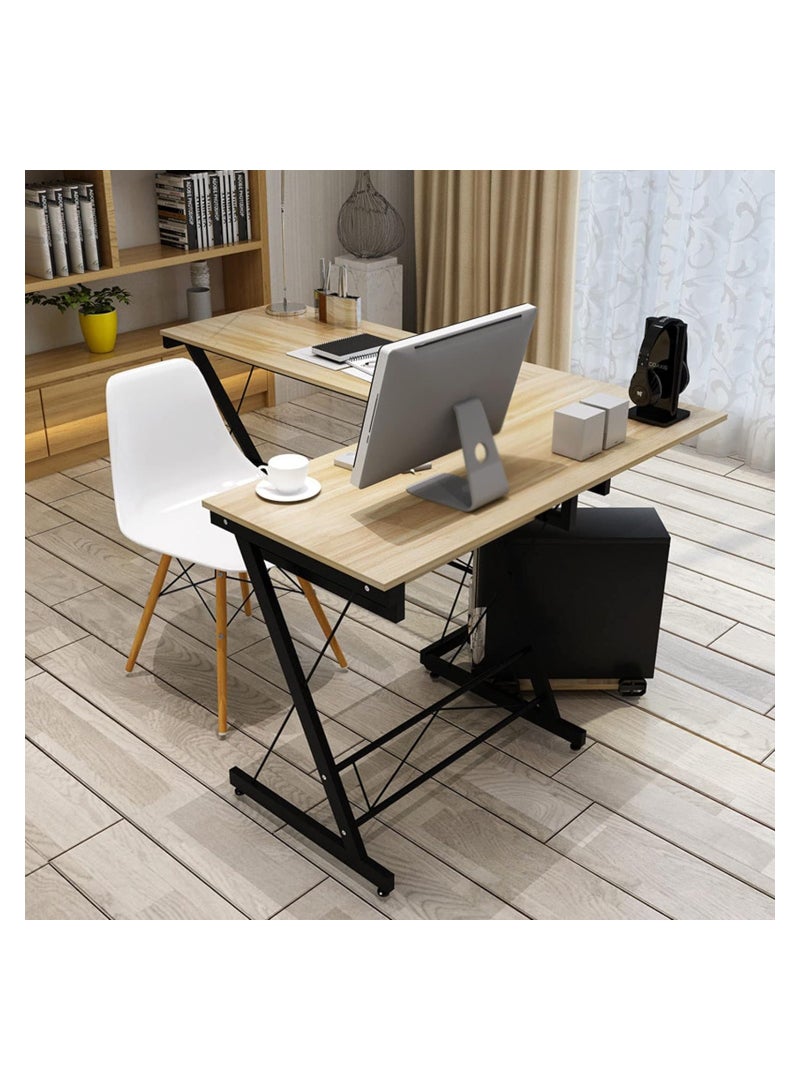 L Shaped Desk Computer Corner Table Home Gaming Writing Workstation Space-Saving Easy Assembly