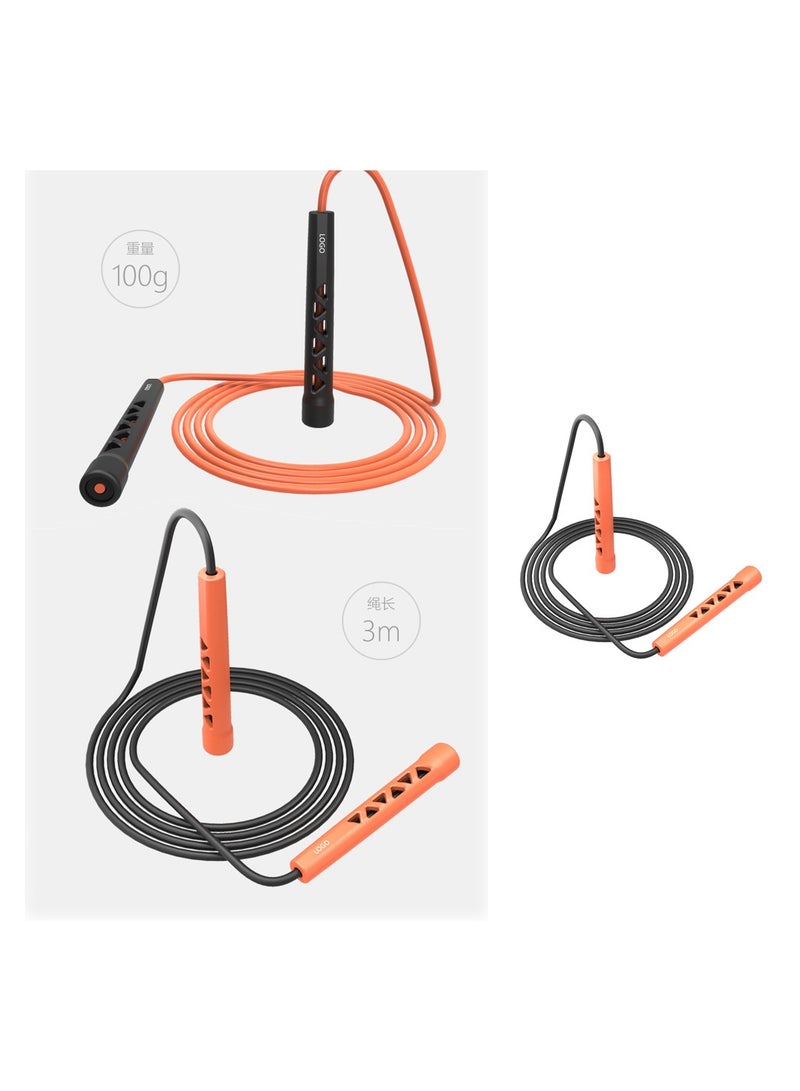 Dedicated Fitness Rope, Exam Rope Jumping Race, 2Pcs LIFE Jump Rope - Adjustable Handles for All Ages, Tangle-Free Rapid Speed Skipping Rope for Home Fitness and a Lean Body