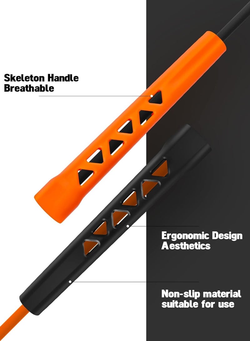 Dedicated Fitness Rope, Exam Rope Jumping Race, 2Pcs LIFE Jump Rope - Adjustable Handles for All Ages, Tangle-Free Rapid Speed Skipping Rope for Home Fitness and a Lean Body