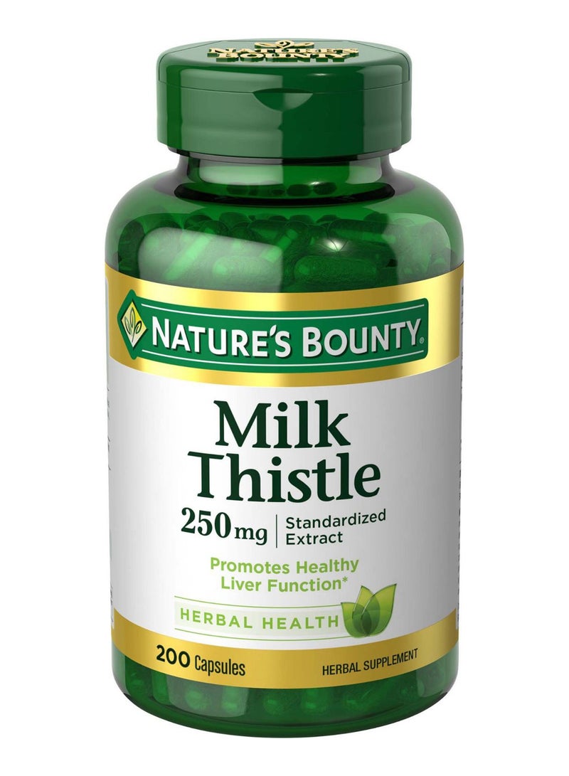 Milk Thistle - 200 Capsules