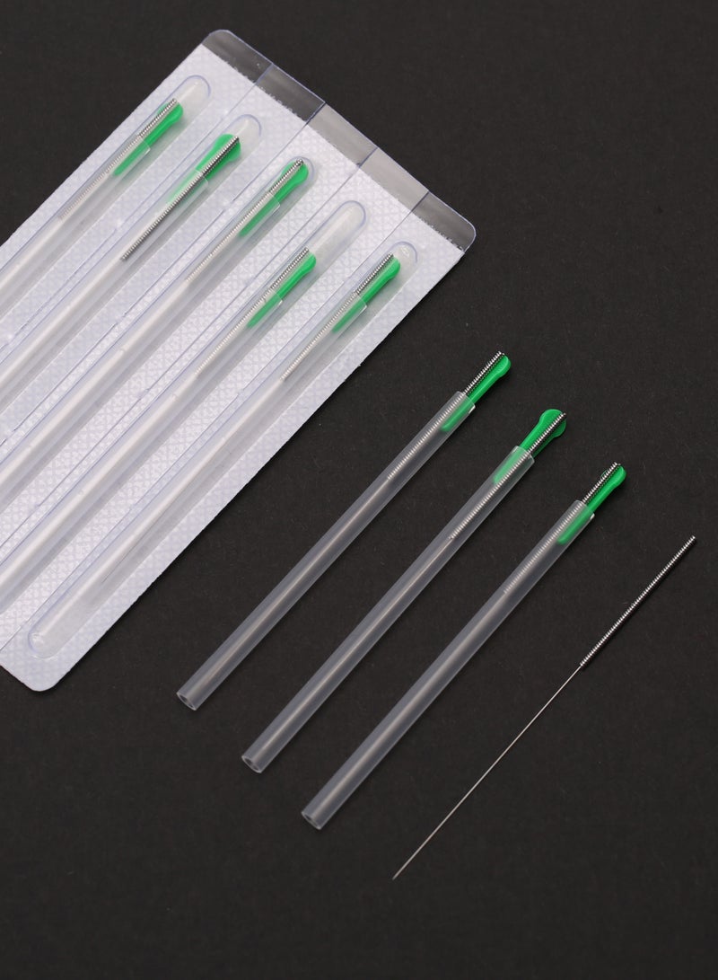 Disposable Sterile Painless Dry Acupuncture Needles 0.30x60 100 Needles a box with tube