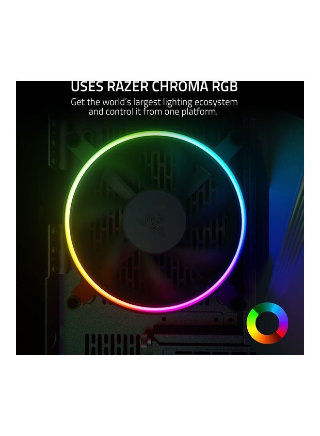 Razer Kunai Chroma Hydraulic RGB LED PWM Performance Fan (140mm)- Hydraulic aRGB PC Fans (Quiet, Powerful, Connect up to 8 Fans, PWN Fan Controller Support, Chroma aRGB) 3 Fans