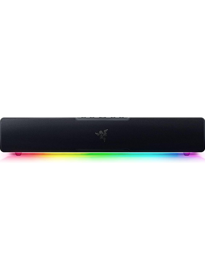 Leviathan V2 X PC Gaming Soundbar, Dynamic High Fidelity Audio, Razer Chroma RGB, BT 5.0, 85 Hz-20 kHz Frequency Response, USB Type C Power & Audio Delivery, Black | RZ05-04280100-R3M1