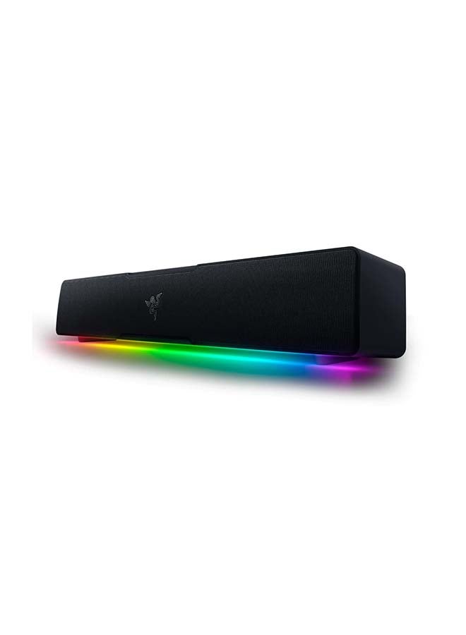 Leviathan V2 X PC Gaming Soundbar, Dynamic High Fidelity Audio, Razer Chroma RGB, BT 5.0, 85 Hz-20 kHz Frequency Response, USB Type C Power & Audio Delivery, Black | RZ05-04280100-R3M1