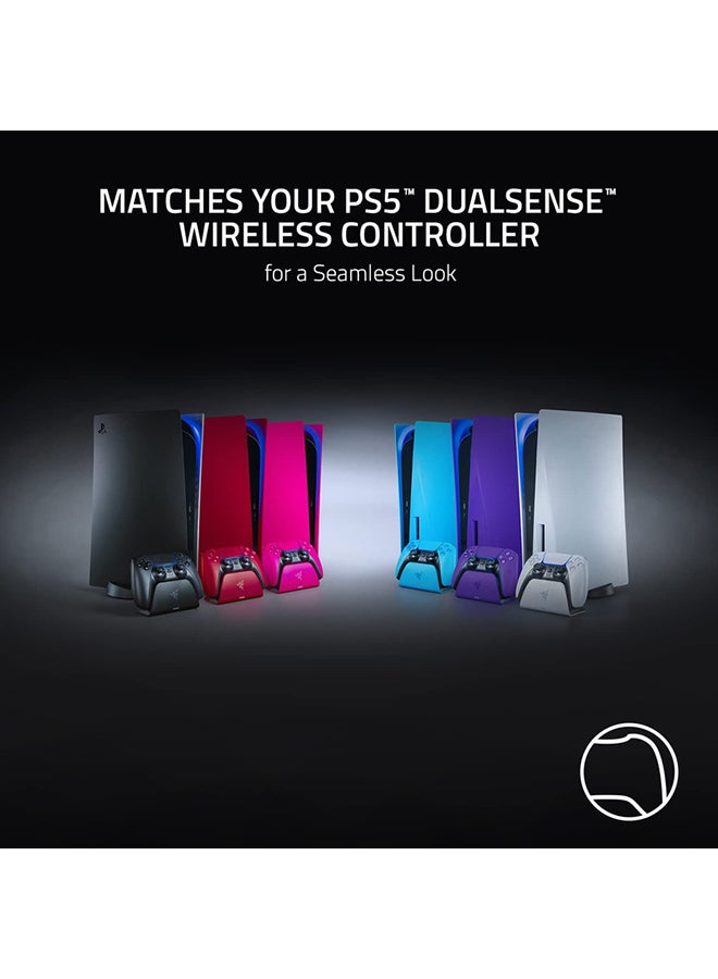 Quick Charging Stand for PS5 DualSense Wireless Controller - Pink