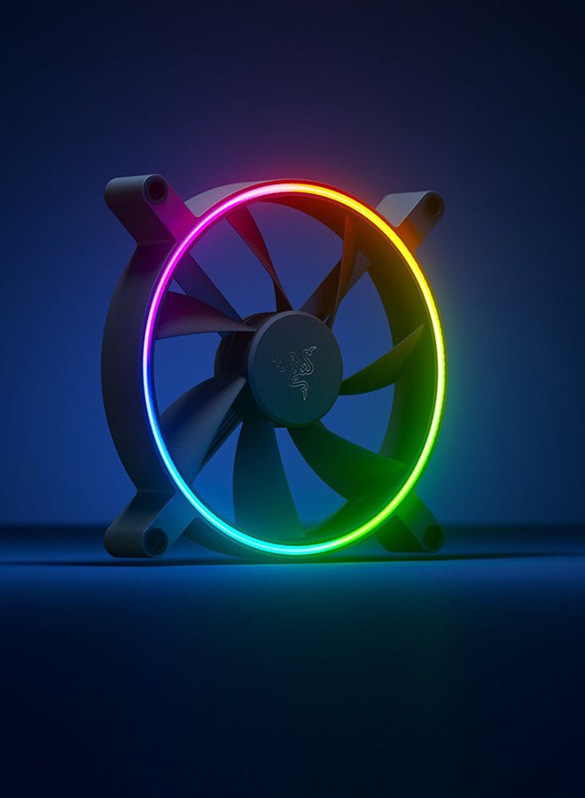 Kunai Hydraulic 140MM aRGB PC Fan: Quiet, Powerful aRGB Fan - PWM Fan Controller Support & Connect Up to 8 Fans - Powered by Razer Chroma RGB - 1 Fan