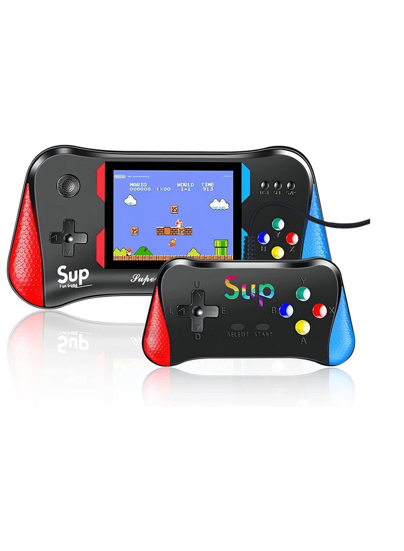 Retro Handheld Game Console for Kids Adults, 3.5 inches Large Screen Preloaded 500 FC/NES Classic Retro Video Games, 1200mAh Rechargeable Battery Support for Connecting TV and Two Players