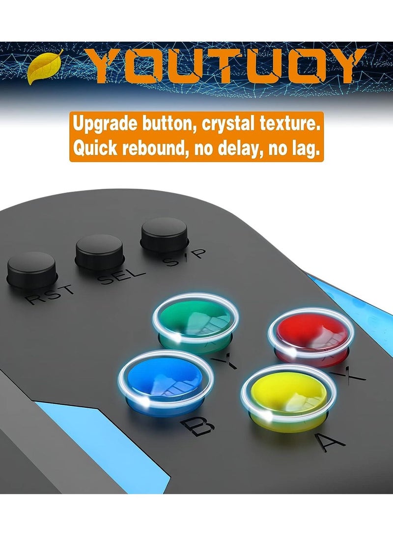 Retro Handheld Game Console for Kids Adults, 3.5 inches Large Screen Preloaded 500 FC/NES Classic Retro Video Games, 1200mAh Rechargeable Battery Support for Connecting TV and Two Players