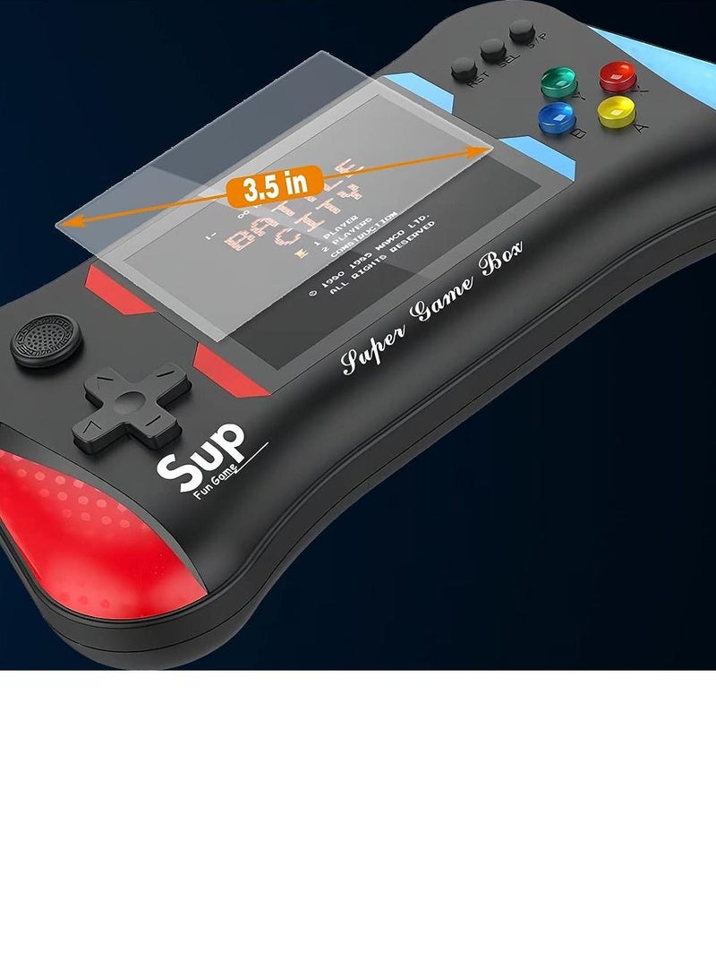 Retro Handheld Game Console for Kids Adults, 3.5 inches Large Screen Preloaded 500 FC/NES Classic Retro Video Games, 1200mAh Rechargeable Battery Support for Connecting TV and Two Players