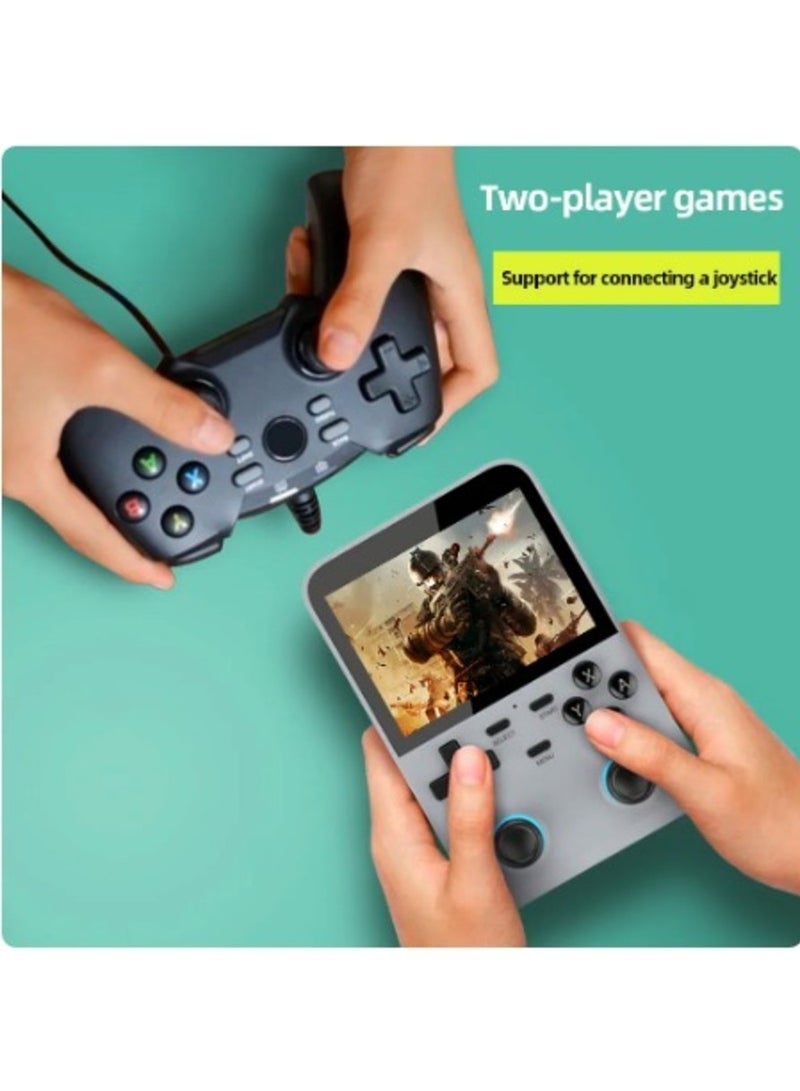 Video Game D007 Consoles 3.5 Inches Handheld Game Players 10000 Plus Gaming Retro Devices Portable Electronic Console Green