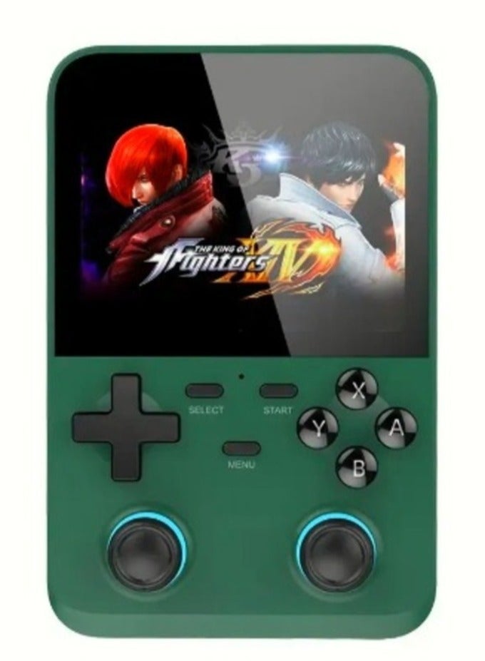 Video Game D007 Consoles 3.5 Inches Handheld Game Players 10000 Plus Gaming Retro Devices Portable Electronic Console Green