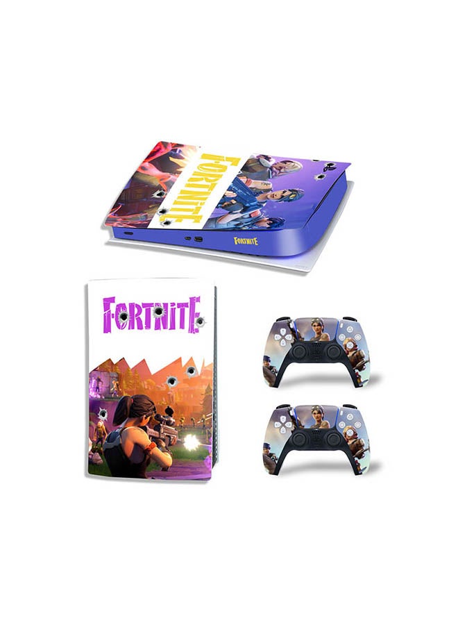 Console And Controller Sticker Set For PlayStation 5 Digital Edition Fortnite