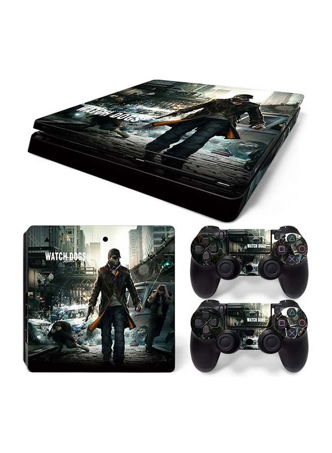 Console And Controller Decal Sticker Set For PlayStation 4 Slim