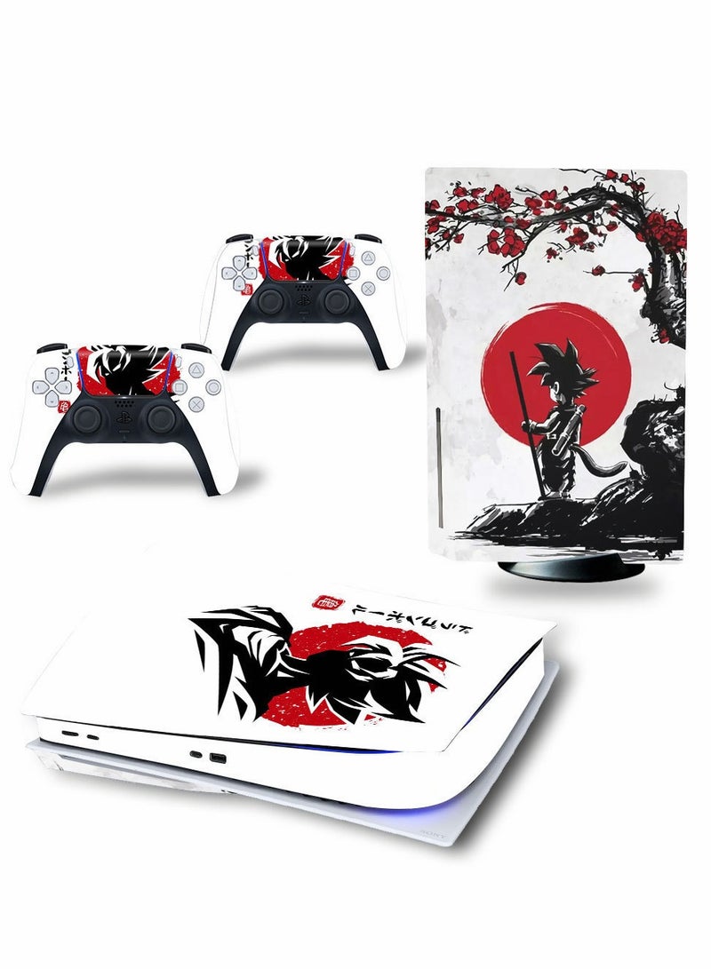 Skin for PlayStation 5 Disc Edition, Sticker for PS5 Vinyl Decal Cover for Playstation 5 Controller