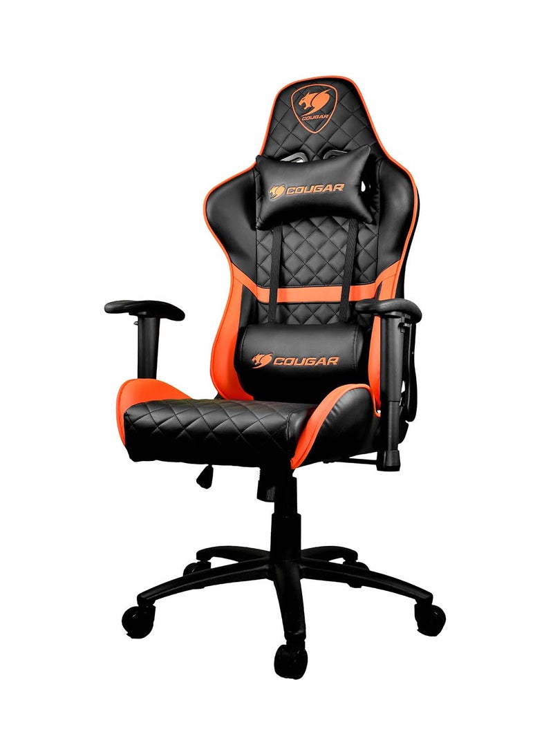 Cougar Gaming Chair Armor One, Steel-Frame, Breathable Pvc Leather, 180° Recliner System, 120Kg Weight Capacity, 2D Adjustable Arm-Rest, Steel 5-Star Base