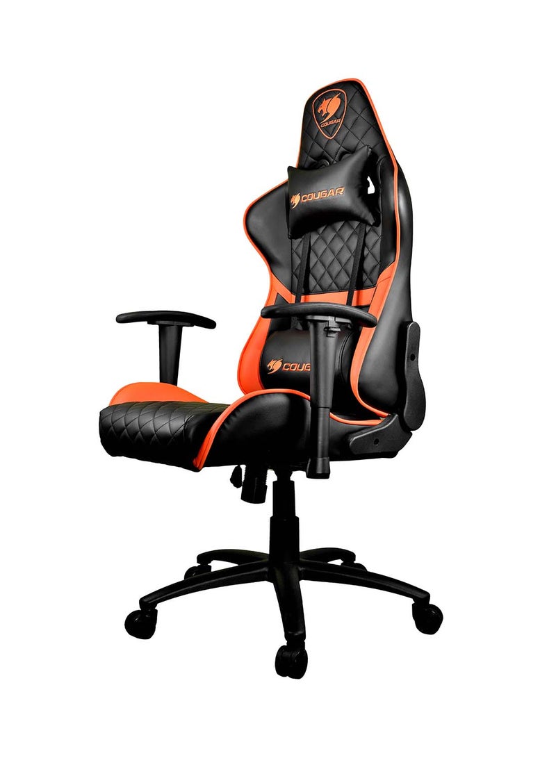 Cougar Gaming Chair Armor One, Steel-Frame, Breathable Pvc Leather, 180° Recliner System, 120Kg Weight Capacity, 2D Adjustable Arm-Rest, Steel 5-Star Base