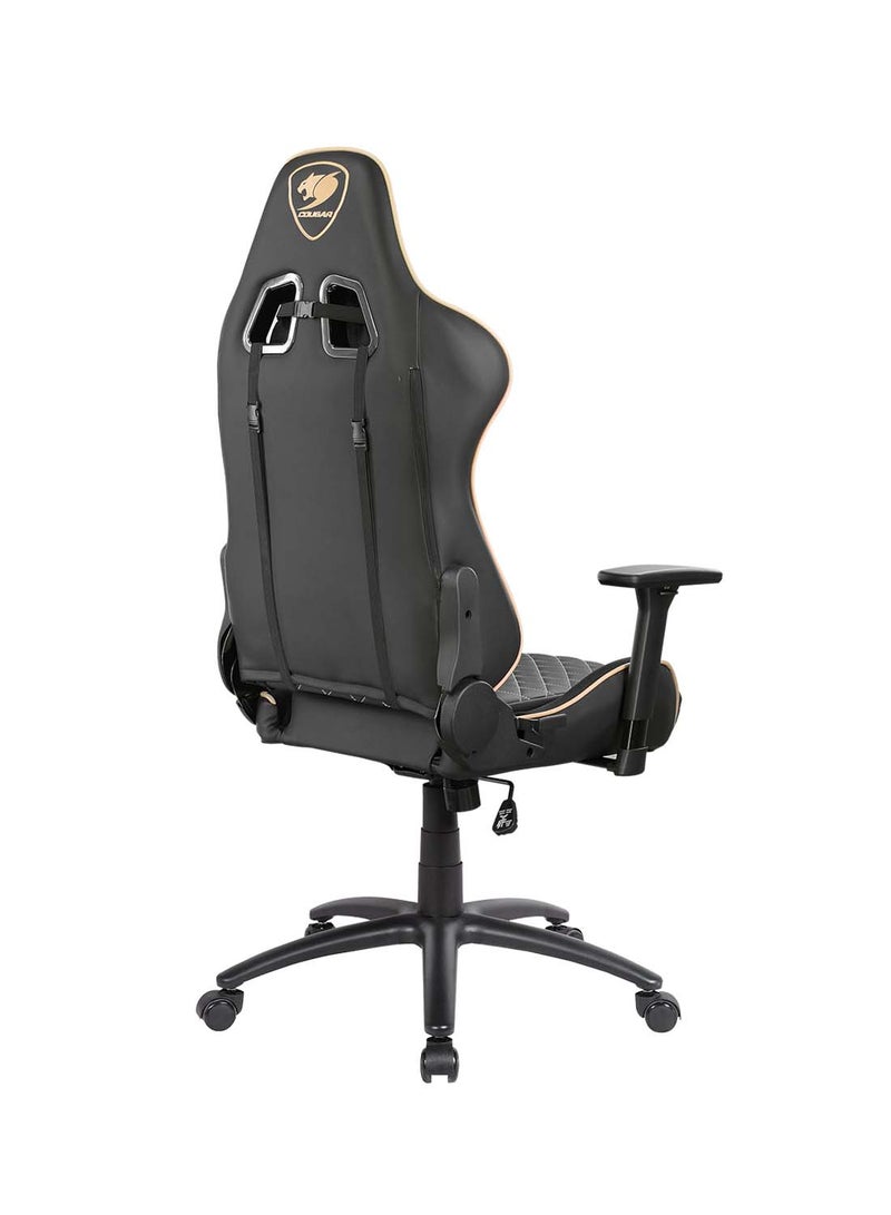 Cougar Gaming Chair Armor One Royal, Steel-Frame, Breathable Pvc Leather, 180° Recliner System, 120Kg Weight Capacity, 3D Adjustable Arm-Rest, Steel 5-Star Base