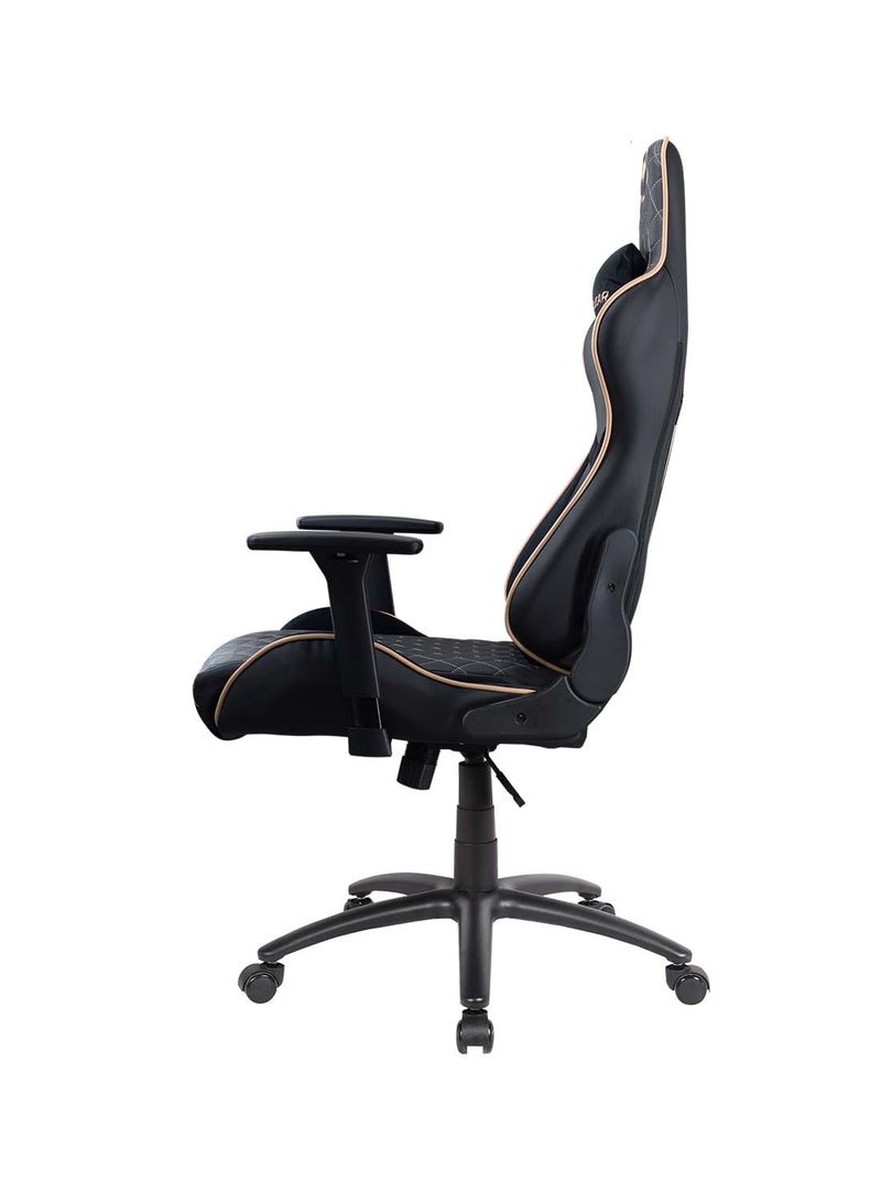 Cougar Gaming Chair Armor One Royal, Steel-Frame, Breathable Pvc Leather, 180° Recliner System, 120Kg Weight Capacity, 3D Adjustable Arm-Rest, Steel 5-Star Base