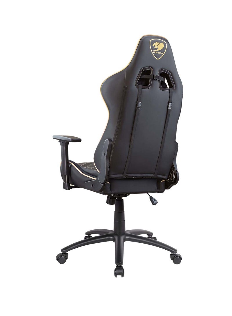 Cougar Gaming Chair Armor One Royal, Steel-Frame, Breathable Pvc Leather, 180° Recliner System, 120Kg Weight Capacity, 3D Adjustable Arm-Rest, Steel 5-Star Base