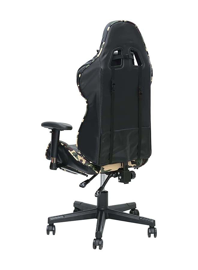 Modern Design Gaming Chair With Fully Reclining Footrest And Soft Leather