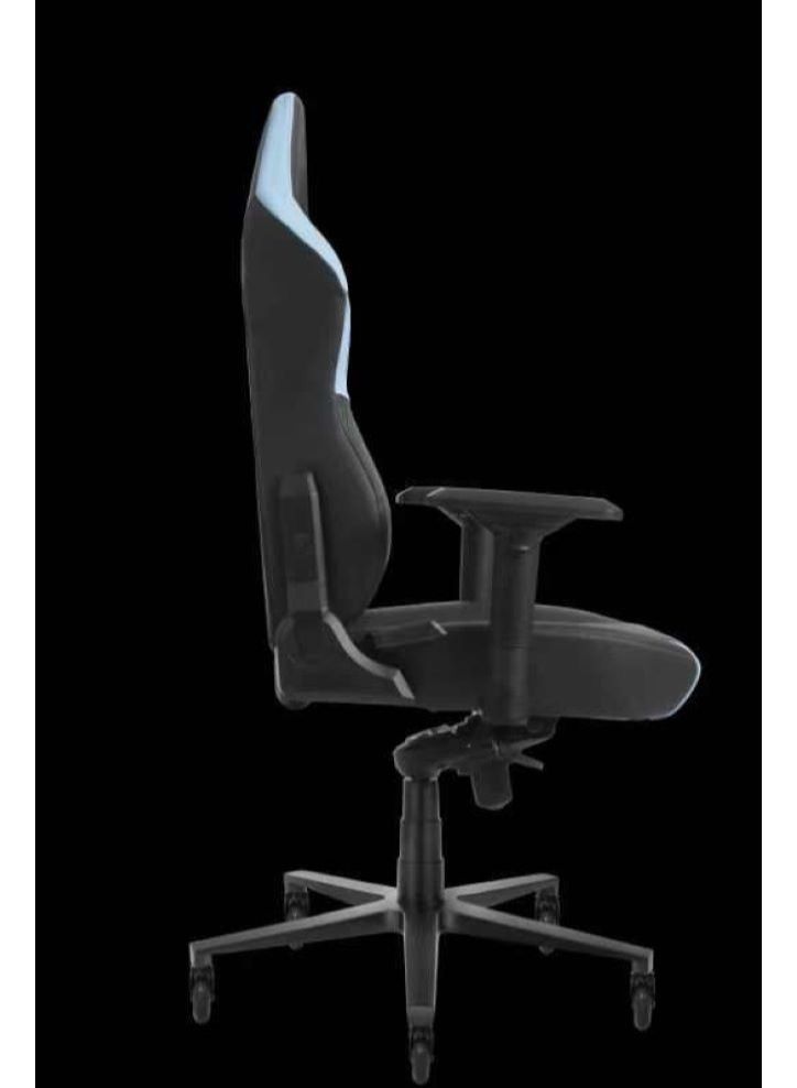 Dazzle - Gaming Chair - Black (High quality PU leather and carbon fiber, powder coated steel seat frame, polyurethane foam)