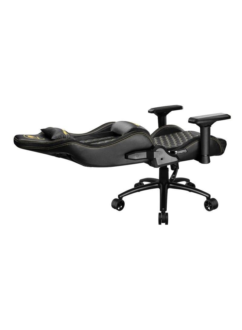 Cougar Outrider S Gaming Chair, Premium Pvc Leather, 180º Reclining​, Height Adjustment, 4D Adjustable Armrest, Full Steel Frame, Extra Large 3” Caster Wheels - Royal Black