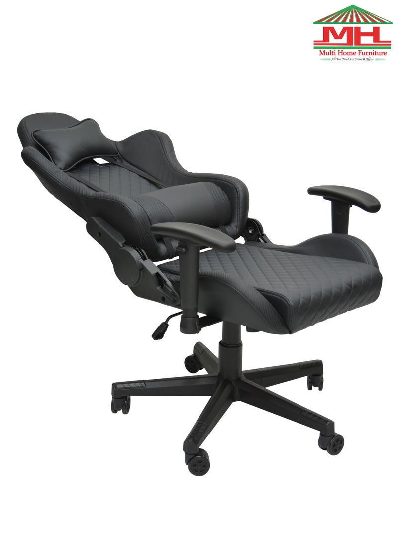 Modern design Best Executive Gaming Chair For Video Gaming Chair 8884-BLACK For Pc With Fully Reclining Back And Head Rest And Footrest For ADULTS