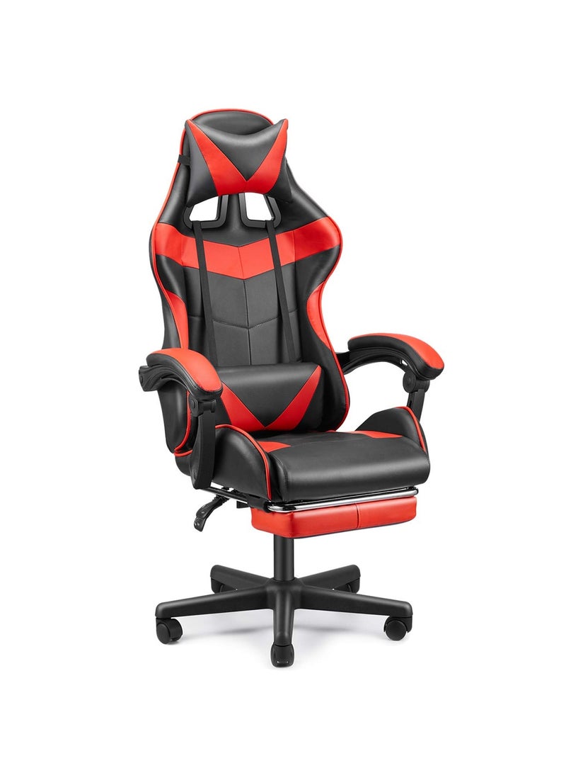 COOLBABY Gaming Chair Racing Style Office Chair Durable Leather Seat 360° Gaming Chair Upto 120 Kg